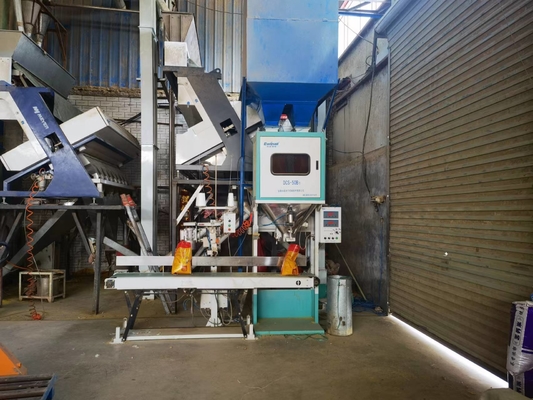 Scala d'imballaggio quantitativa elettronica per riso Sugar Feed Plastic Granules bianco
