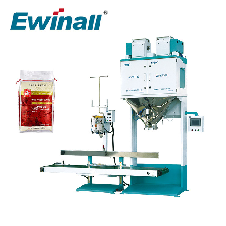 Borsa verde automatica di Bean Rice Packing Machine With che cuce operazione facile
