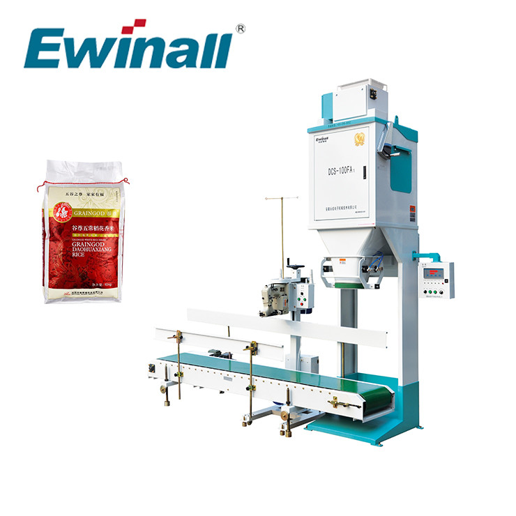 Macchina imballatrice 100Kg del riso automatico di DCS-100FA1 Ewinall grande