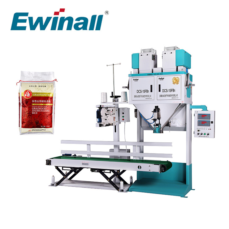 2,5 chilogrammi - 15 chilogrammi del granello di riso Sugar Bean Packing Machine DCS-15FB1 Ewinall del grano